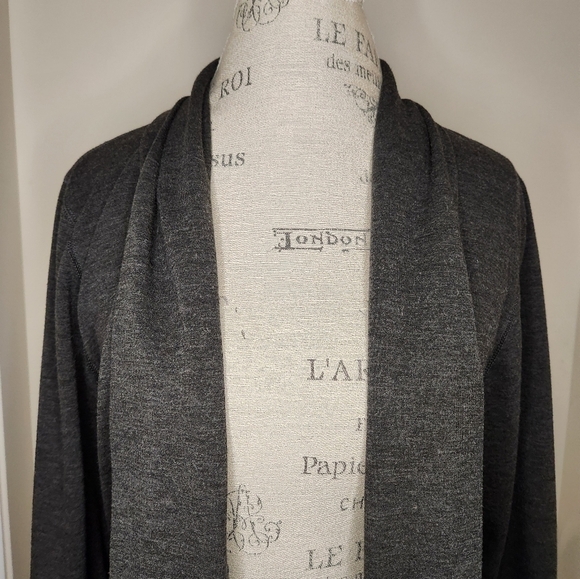 Jersey Wrap Robe Cardigan - Picture 7 of 12